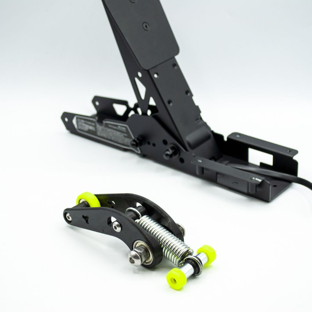 thumbnail image 2 of 2Pcs DIY Spring Mods For Fanatec CSL Brake Pedal - Red/Blue 65Mn Steel 2 of 5